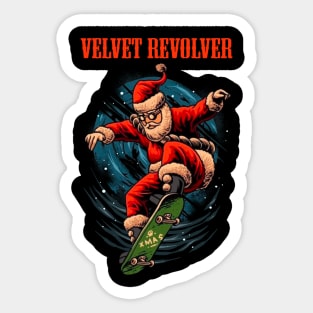 VELVET REVOLVER BAND XMAS Sticker